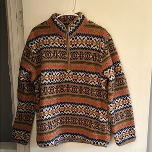 Men's Multicolor Patterned Sweater